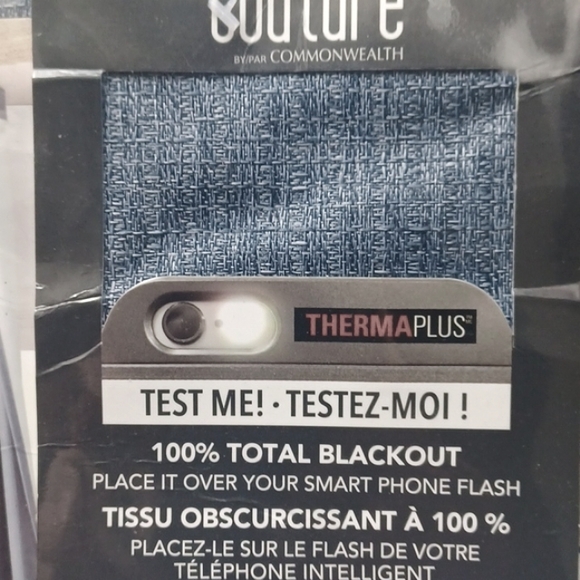 Couture curtains, grommet window panels, ThermaPlus blackouts - Picture 4 of 5